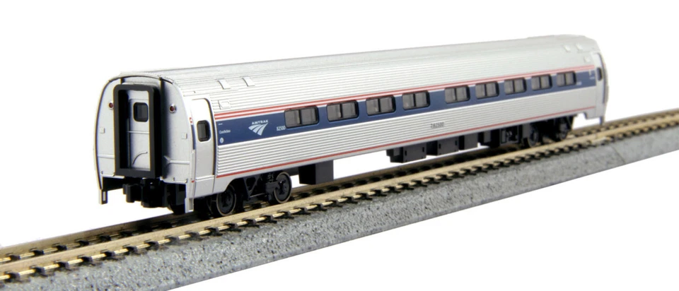 KATO Model Train Phase VI Amfleet I Passenger Car Set A - 2 Cars (106-8002)