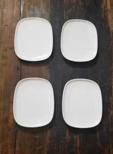 ALESSI FOR DELTA First Class Plates 5" X 4” Small Plates Set Of 4. Porcelain  - Picture 1 of 5