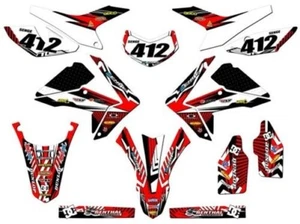 2012-2020 CRF 250 L MAYHEM Red Senge Graphics Kit Compatible with Honda - Picture 1 of 10