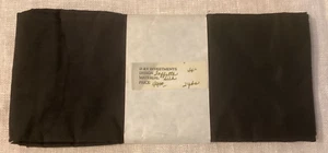 Black 100% Silk Taffeta Fabric 44” Antique Doll Clothing By The Yard Vintage - Picture 1 of 3