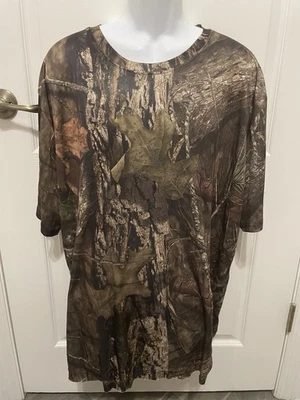Mossy Oak Men’s Crew Neck Short Sleeve Shirt Size 3X Camo - Image 1 of 3