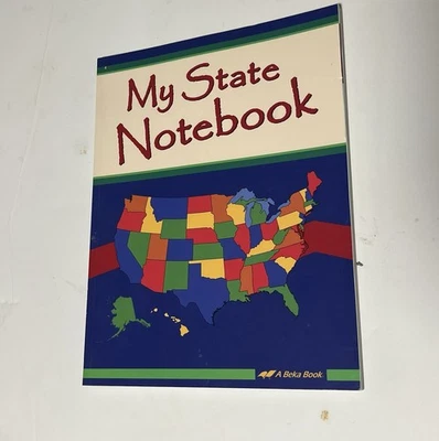 Abeka Homeschool My State Notebook NEW workbook  - Image 1 of 4