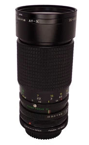 Tokina AT-X 35-200mm f/3.5-4.5 Zoom Lens Canon FD w/ Rear Cap & 67mm Filter - Picture 1 of 8