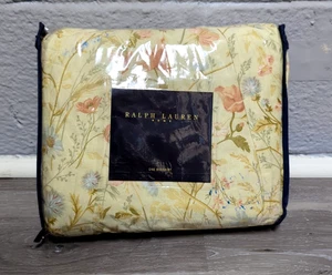 Vintage Ralph Lauren Haymarket Neutral King Bedskirt Leinen Baumwolle Neu im Paket - Bild 1 von 11