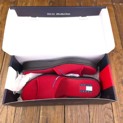 Sandalia deportiva vintage Tommy Hilfiger para mujer U Slide roja talla EE. UU. 7 M UK 4 1/2 M Foto 1 de 4