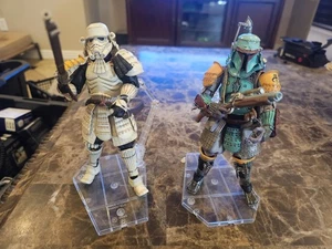Star Wars Meisho Realization Samurai Figure 7" Boba Fett & Ashigaru Stormtrooper - Picture 1 of 24