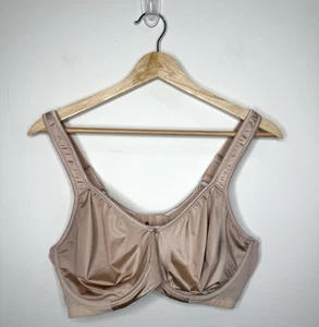 Breezies Signature Shine Underwire Bra 42C Nude Tan Adjustable Support A639540 - Picture 1 of 4