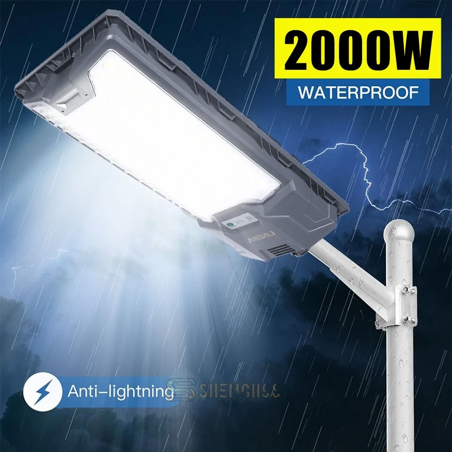 Luces de calle solares comerciales 200000 lm LED exteriores atardecer amanecer solares súper brillantes Foto 1 de 4