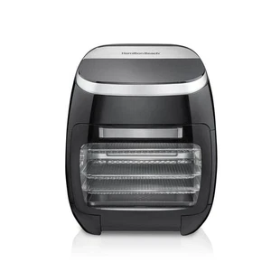 Hamilton Beach 11,6 cuartos Freidora de aire digital negra con asador - Imagen 1 de 8