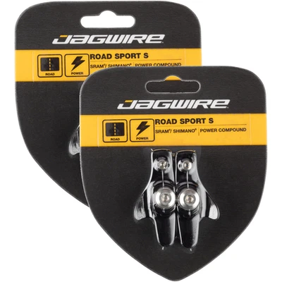 2 Pack Jagwire Road Sport S Brake Pads SRAM Replaceable Pad Insert Black - Image 1 of 2