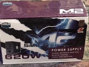 Cooler Master RS-620-SPM2-E3 M2 Silent Pro 620W Power Supply Unit - Picture 1 of 5