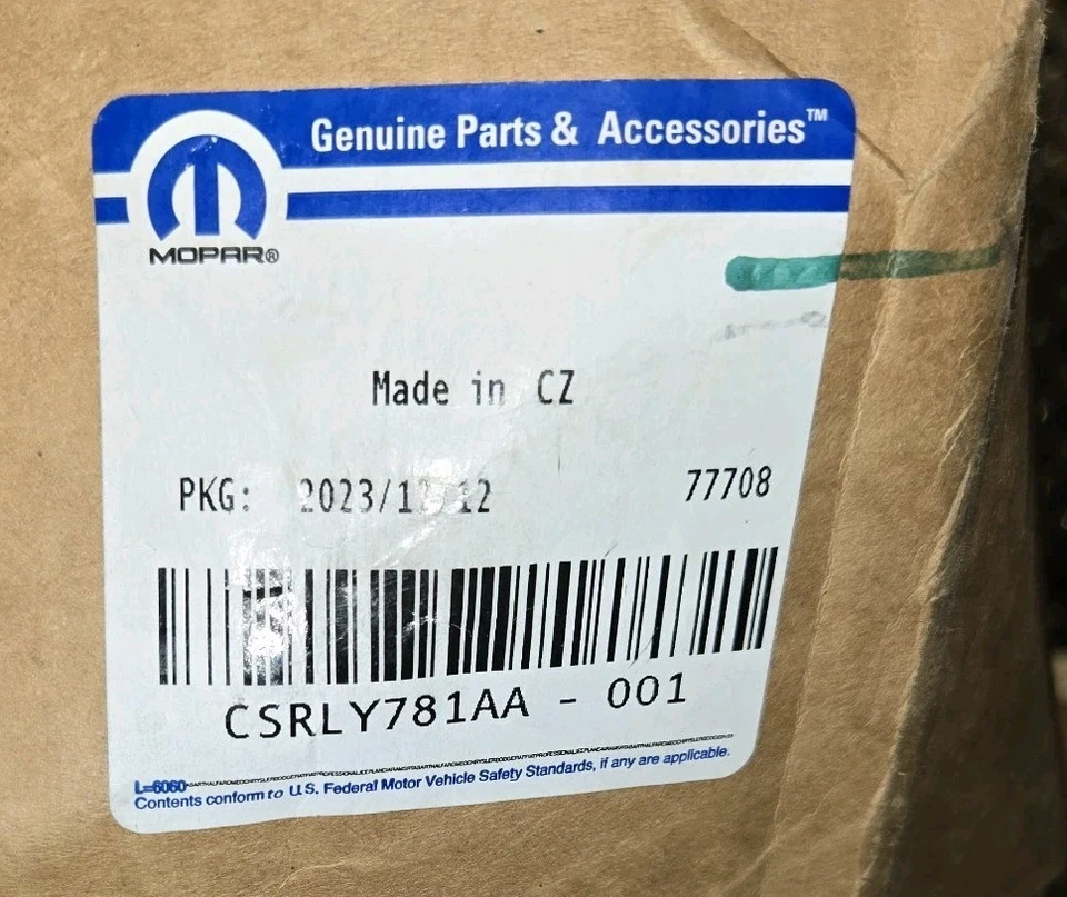 Genuine Mopar Fuel Injection Pump Kit CSRLY781AA