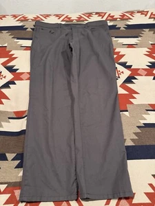 English Laundry Straight Leg Pants Men's 40x32 Dark Gray Flat Front Pocket Zip - Picture 1 of 7