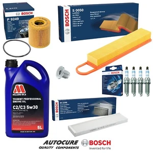 KIT DE SERVICIO BOSCH PARA MINI HATCH ONE 1.4 R56 MK2 2006 en adelante y aceite 5L 5w30 - Imagen 1 de 1