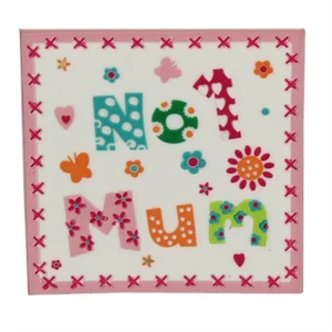 De la Madre Día / Cumpleaños - Goma 19cm Insignia - N º 1 Mamá - Imagen 1 de 2