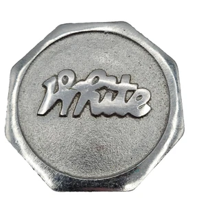 Vintage White Truck Grease Cap Dust Cover Hub Semi Big Rig Antique RARE - Picture 1 of 8