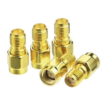 50pcs SMA Female To Male RF Coaxial Connector Adapter for 3G 4G WiFi GPS Antenna - Image 1 of 4