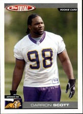 2004 Topps Total Football #395 Darrion Scott RC