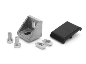 Angolo 30 tipo B scanalatura 8 con kit di fissaggio e tappo di copertura - Foto 1 di 6