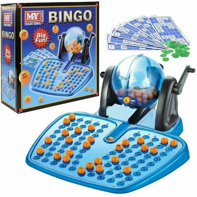 New Family Large Bingo Lotto Game Revolving Machine With 90 Numbers & 48 Cards - Image 1 of 2