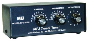 Accordatore da viaggio MFJ-902H, 10-80M, 150W, W/BALUN - Photo 1/1