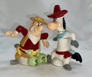 SCHNELLZUG MCGRAW UND BANDIT SALZ UND PFEFFERSTREUER Hand Hanna Barbera - Bild 1 von 11