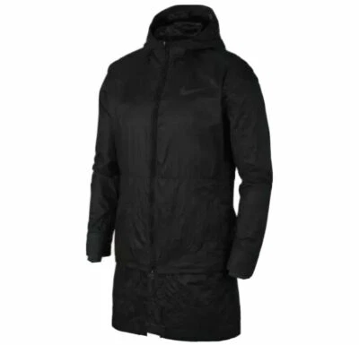 Nike Run Division Mens Drop Hem Running Jacket Black Size Small Lightweight $150 - Image 1 of 4