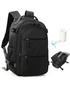 Travel Vacuum Seal Backpack with Compression Waterproof Backpack with Air Pu - Picture 1 of 9