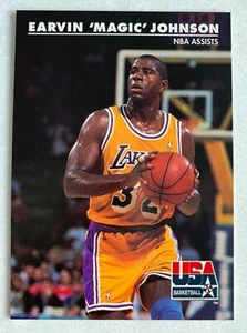 NBA MAGIC JOHNSON 1992-93 Skybox NBA Assists USA Basketball Trading CARD #31 - Bild 1 von 2