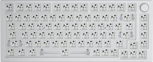 Glorious GMMK Pro 75% Layout Barebone Tastatur, White Ice weiß, ISO - Bild 1 von 4