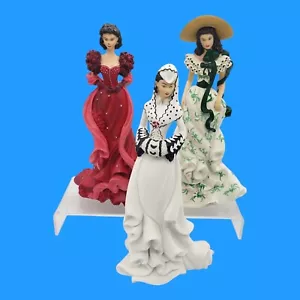 Lot of 3 Scarlett O'Hara Collectible Figurines By Hamilton Collection Resin 7.5" - Picture 1 of 24