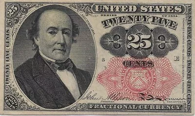 25 Cent Fractional Note, Fr # 1309, UNC (58733) - Image 1 of 2
