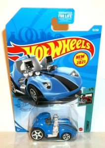 2021 HOT WHEELS HW TOONED 1/5 BLUE TOONED TWIN MILL HW 13/250 - Picture 1 of 8
