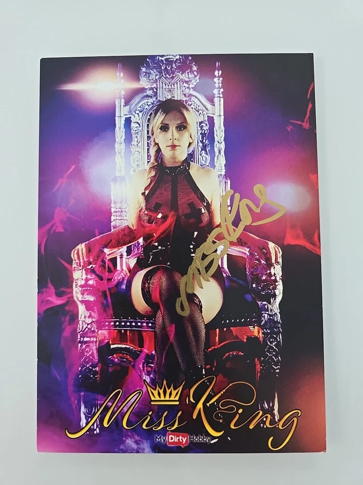MISS KING Autogramm Autograph Signiert Signed Original Autogrammkarte Model - Bild 1 von 1