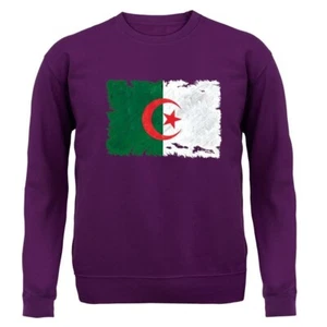 Algeria Grunge Flag - Kids Hoodie / Sweater - Algiers Flag Country Algerie Dinar - Picture 1 of 20