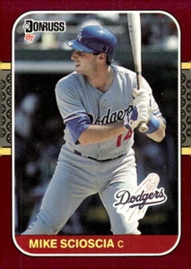 1987 Donruss Opening Day #82 Mike Scioscia - Picture 1 of 2