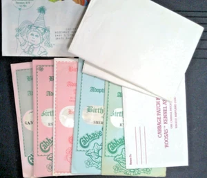Vintage großes Lot Kohlpflaster Kind Geburtsurkunden und Ephemera - Bild 1 von 17