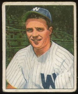 1950 Bowman #162 Eddie Yost Washington Senators - Picture 1 of 2