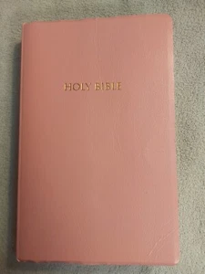 KJV Holy Bible, Pink Reference, Thomas Nelson, Red Letter - Imagen 1 de 7