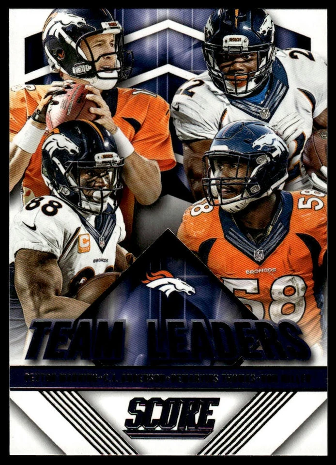 2015 Score #25 Peyton Manning / Von Miller Team Leaders - Image 1 of 2