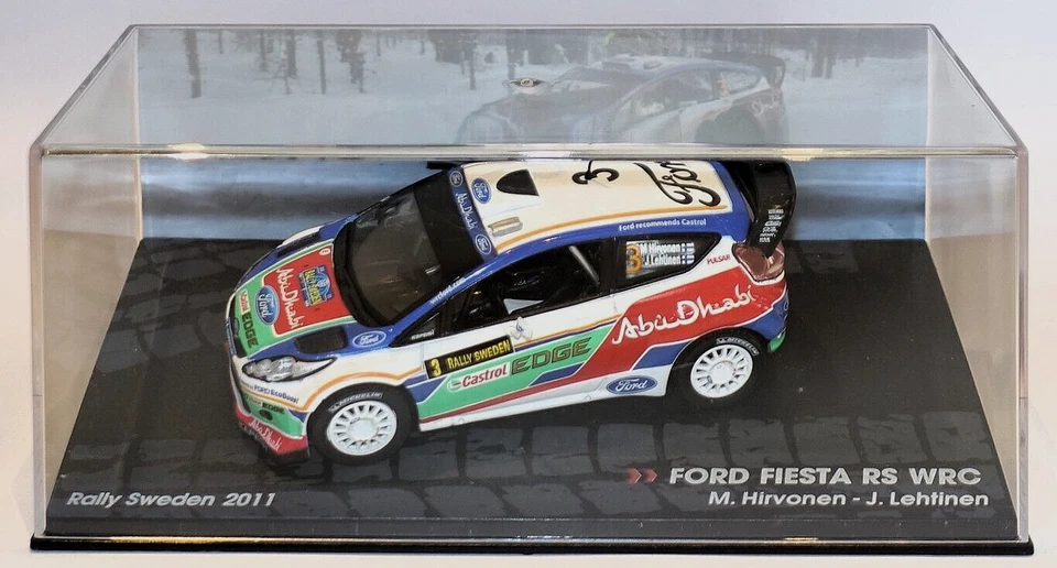 FORD FIESTA RS WRC RALLY SVEZIA 2011 - HIRVONEN/LEHTINEN - 1:43 - Immagine 1 di 1