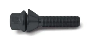 ST Radschrauben schwarz 10x M14x1,5x43 Kegelbund lose 60 Grad SW19 56110492 - Bild 1 von 3