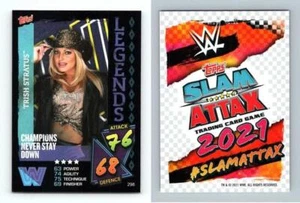 Trish Stratus #298 WWE Slam Attax 2021 Topps Legends TCG Card - Picture 1 of 1