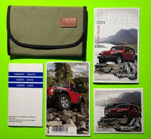 2011 Jeep WRANGLER Factory User Guide Owners Manual Set & Case *OEM* - Picture 1 of 7