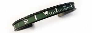 Speedometer Official Black Steel Vintage Matt Green Bangle Bracelet - Picture 1 of 1