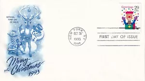STAMP US SCOTT 2801 "Greetings - Jack-in-the-Box" 29 CENT 1993 FDC - A - Picture 1 of 1