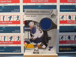 2005-06 SP Game Used Authentic Fabrics #AFDW Doug Weight