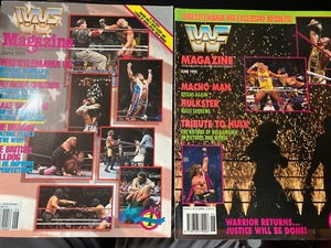 Paquete de revistas WWF WWE JUNIO 1991 + JUNIO 1992 Wrestlemania VII VIII especiales - Imagen 1 de 8