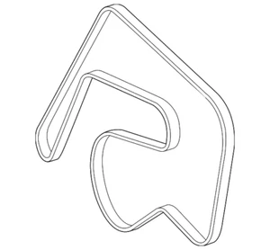 Genuine Mercedes-Benz Serpentine Belt 002-993-32-96 - Picture 1 of 2