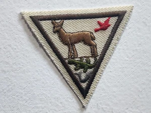 Girl Scouts Animals Try-It Triangle Badge Patch Deer Turtle Bird Fish - Picture 1 of 6
